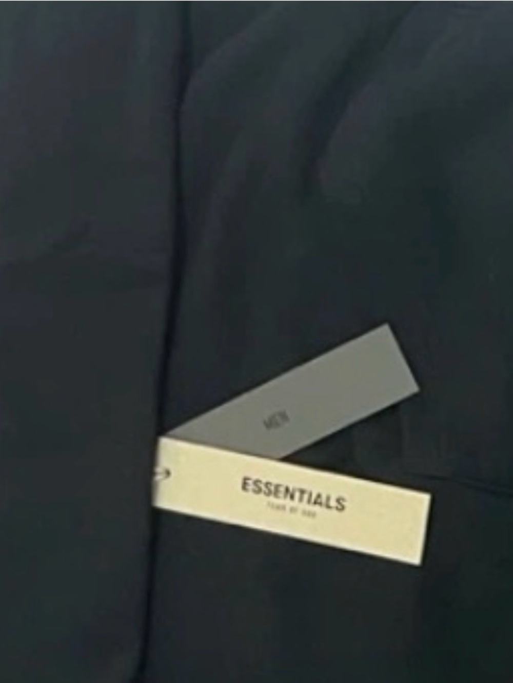 **New••Fear of God ESSENTIALS Black Pullover Hoodie - Picture 4 of 5